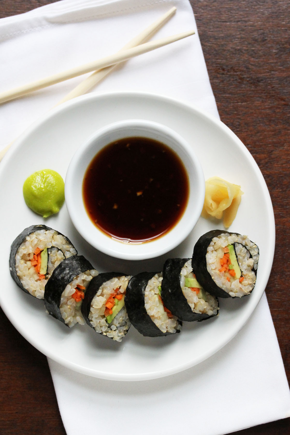 Vegetable Sushi Rolls